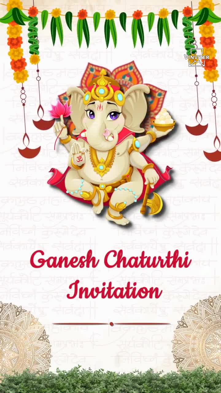 Ganesh Chaturthi Invitation