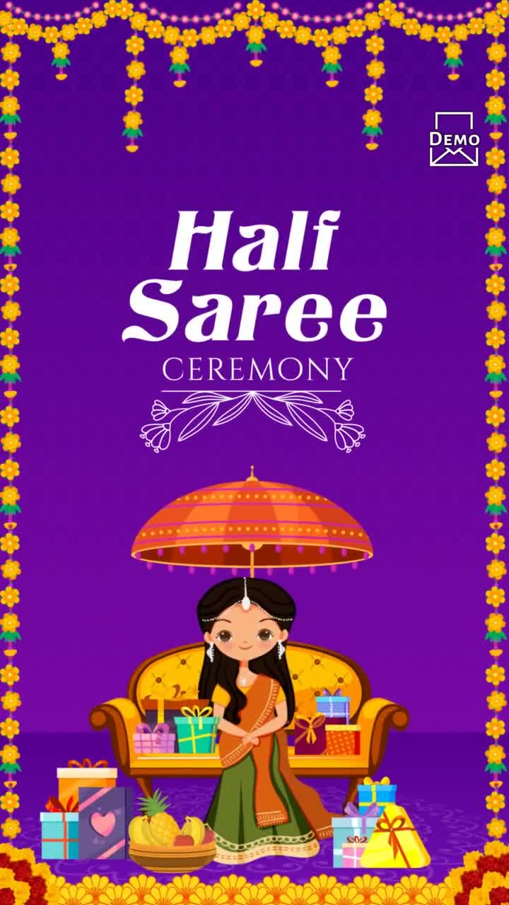 Half Saree With Image_1312