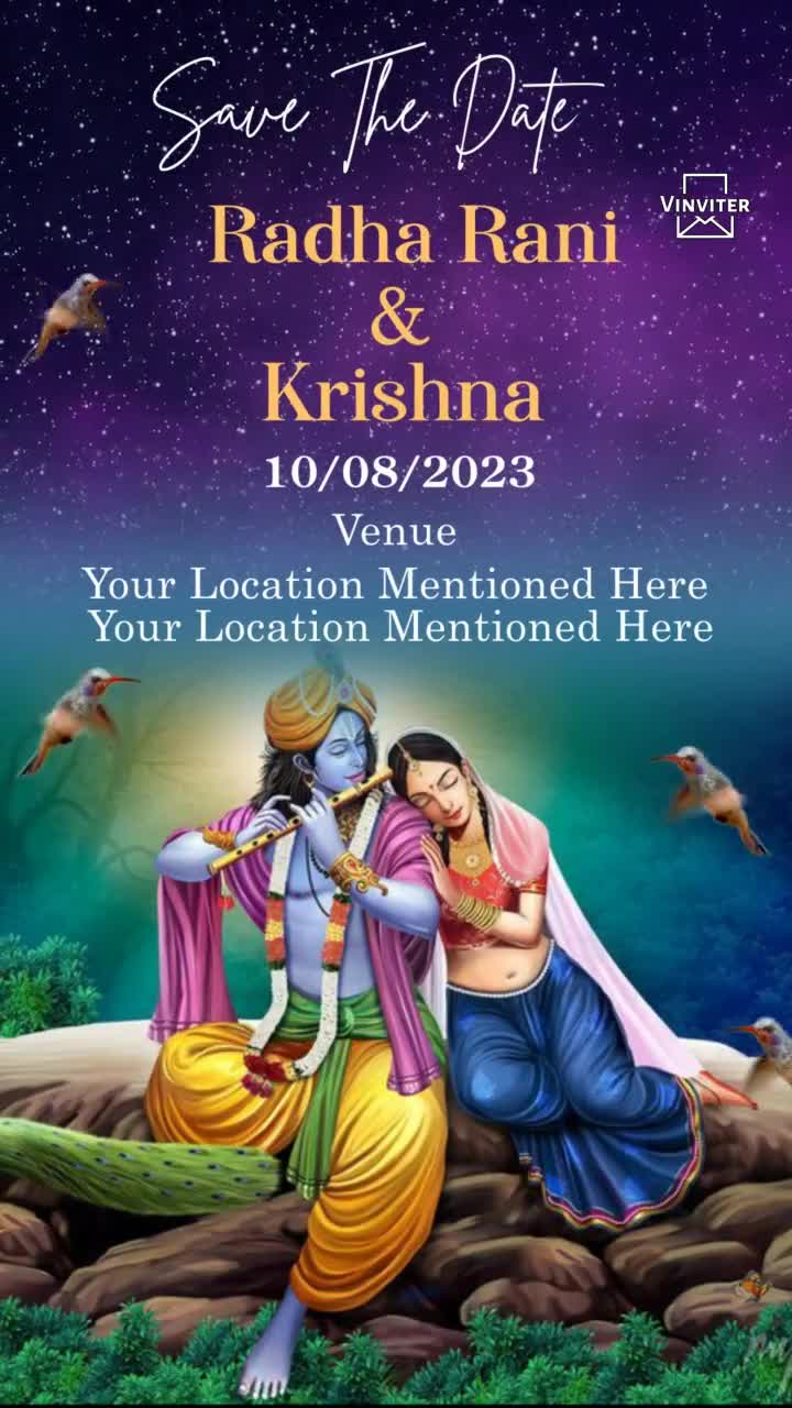 Save The Date Krishna Theme_1421