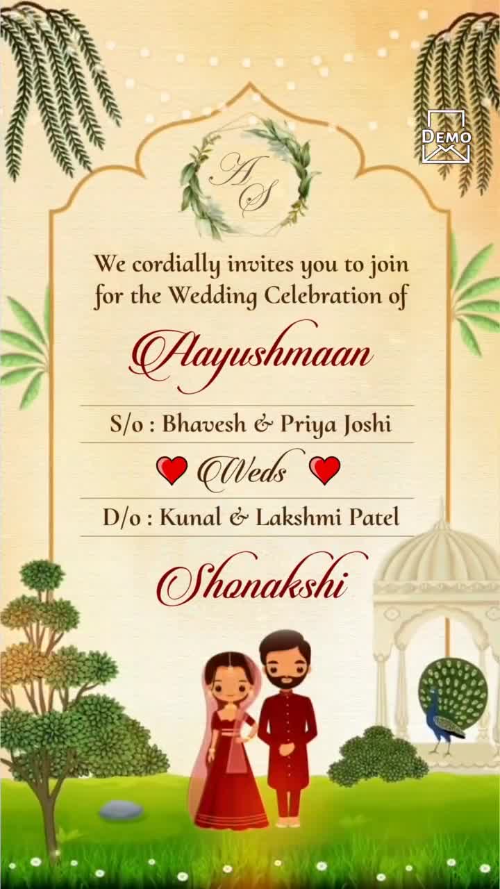 Wedding invitation with 3 events_1261