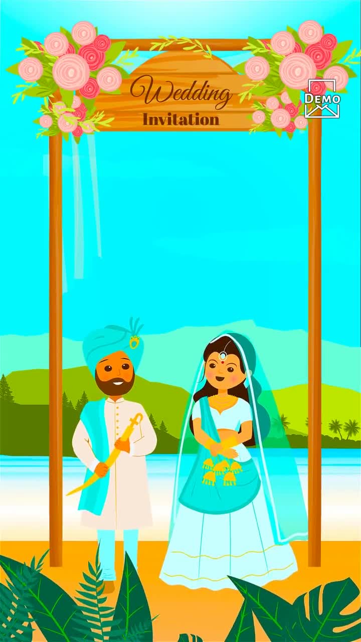 Punjabi Caricature Wedding_1459